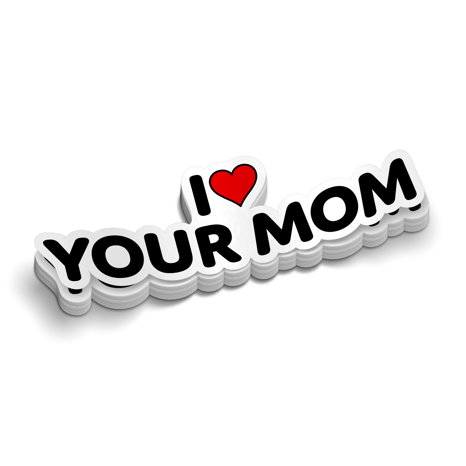I Love Your Mom -  Hard Hat Decal