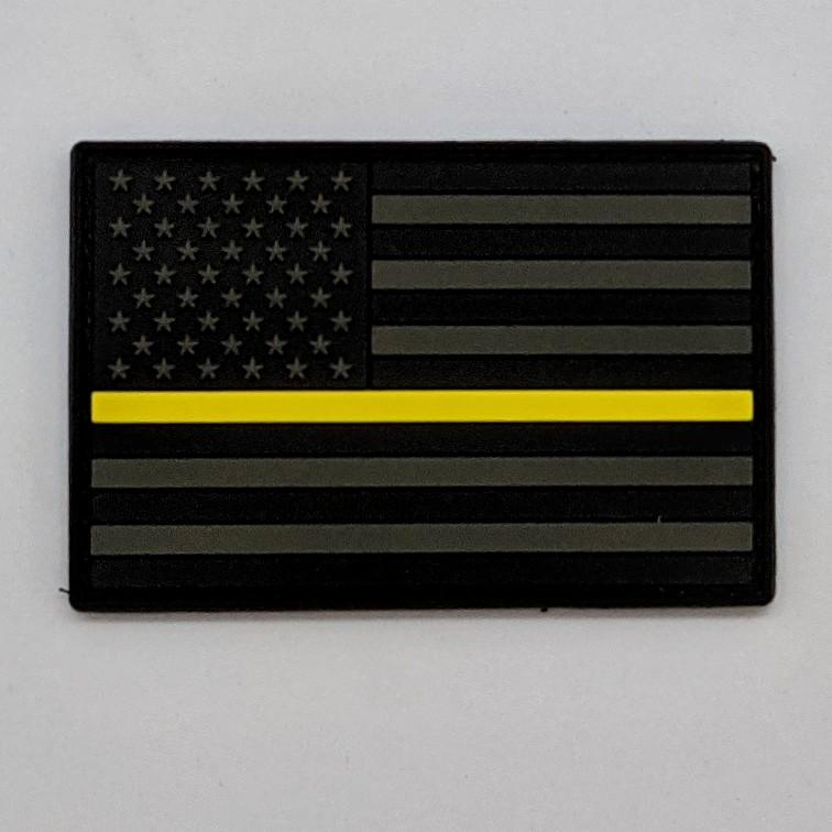Thin Yellow Line Flag Patch