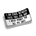 Stuck Between -  Hard Hat Decal