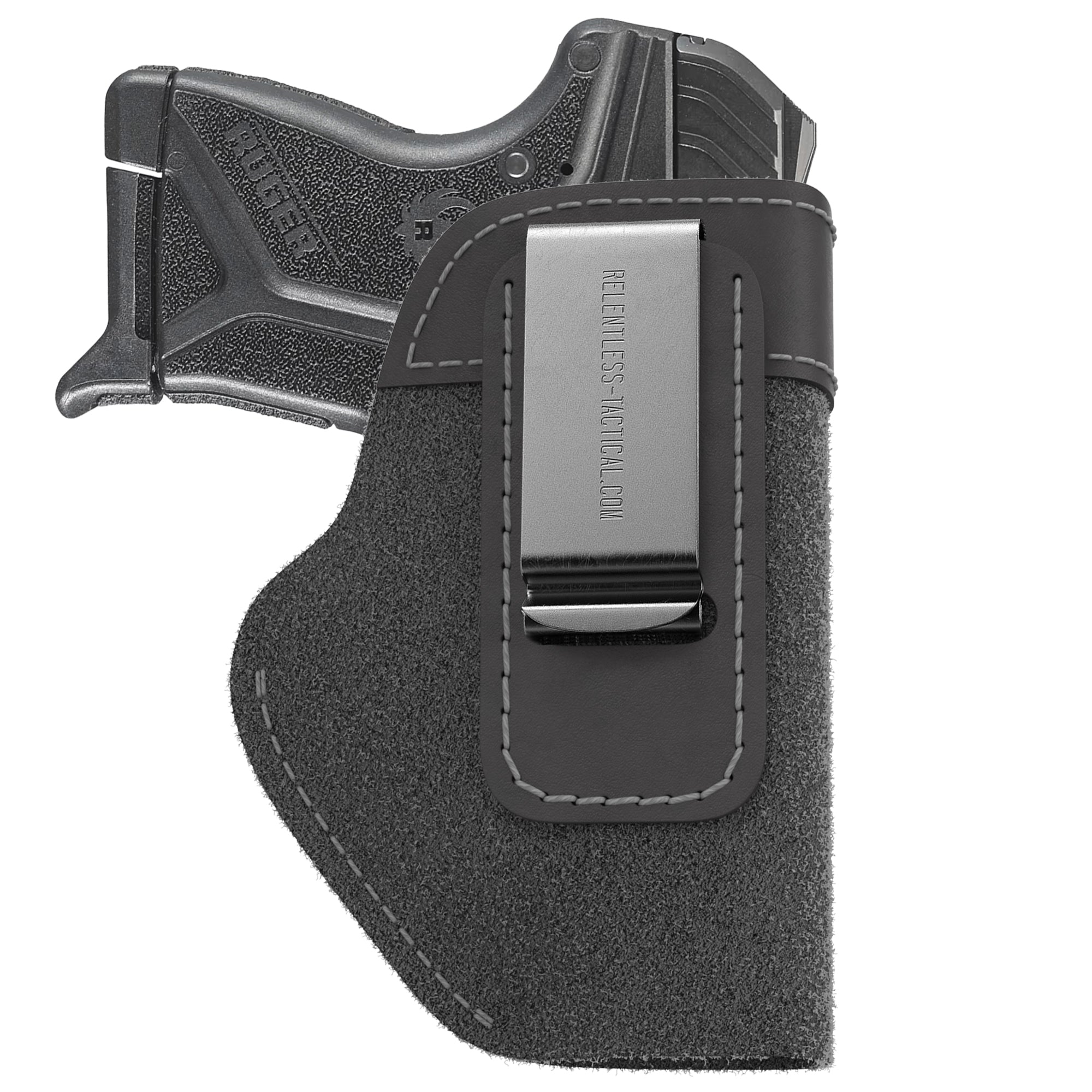 The Ultimate Suede Leather IWB Holster - Small Size | Fits Ruger LCP, LCP2, Sig P238, P290, S&W Bodyguard .380 and Most .380's  - Lifetime Warranty - Made in USA
