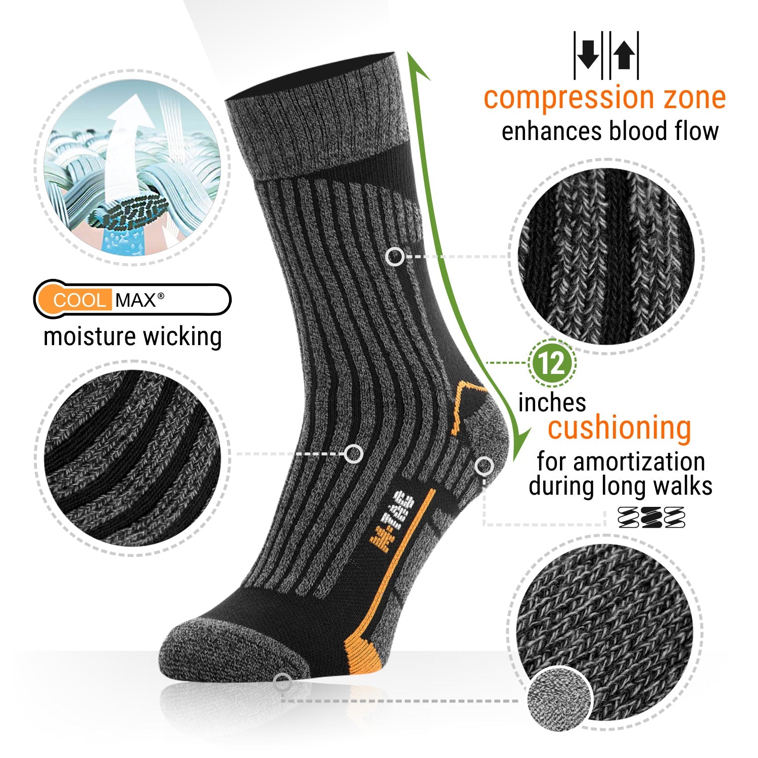 M-Tac Socks Coolmax 75%