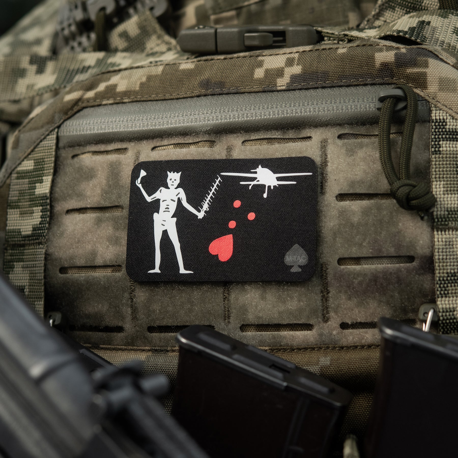 M-Tac Patch Flag Black Beard