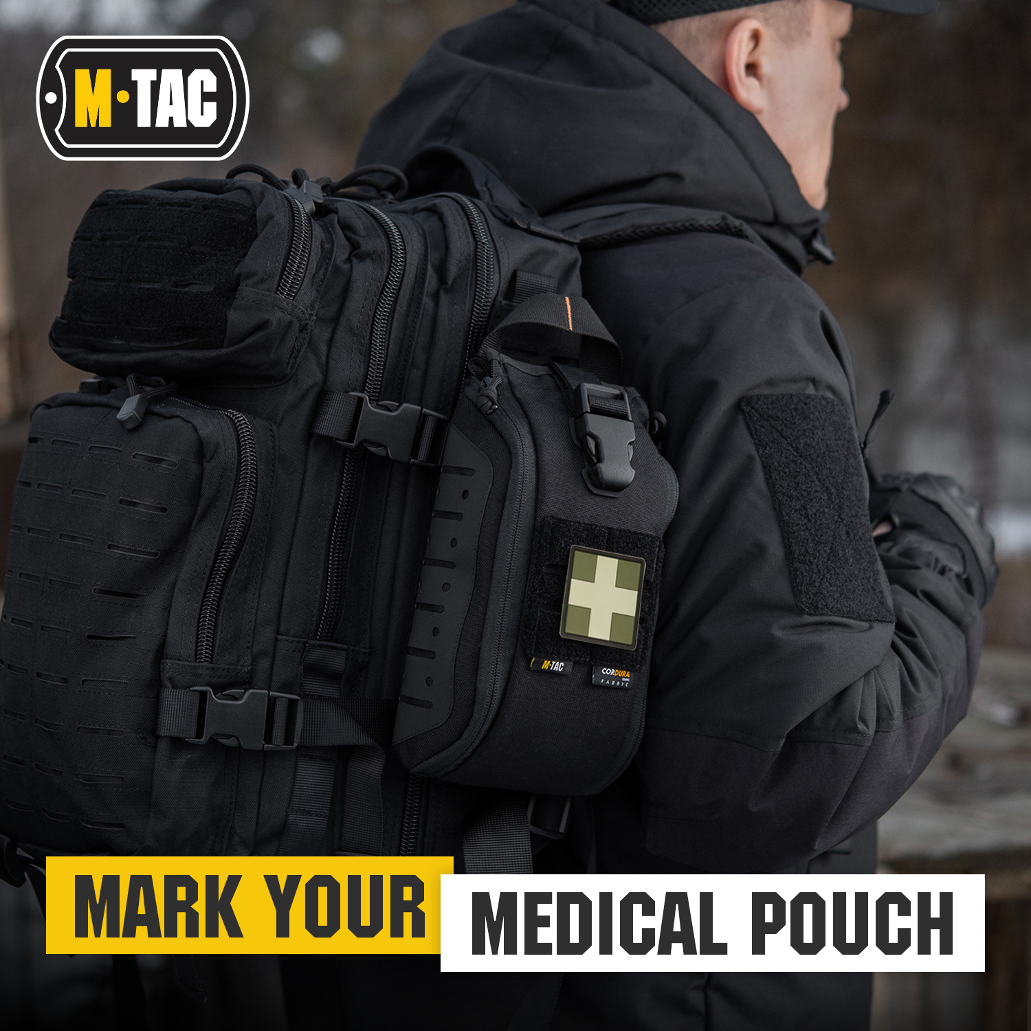 M-Tac patch Medic Cross Square PVC