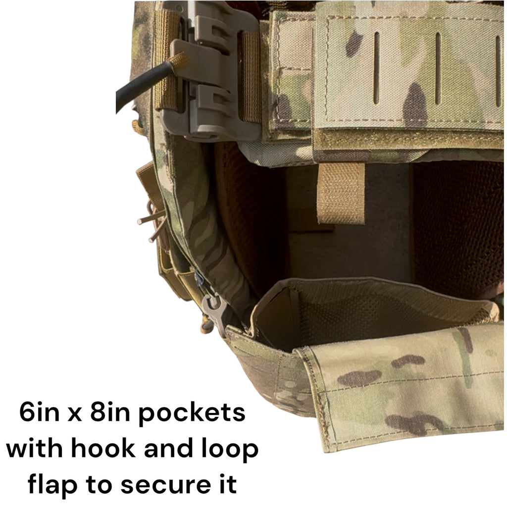 Redemption Tactical CRUSADER 2.0® ARMOR FULL KIT COMBO PACKAGE LIGHTWEIGHT LEVEL IV  (2) 10x12 Front/Back Plates (2) 6x8 Side Plates (Level III PE)