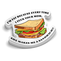 Sandwich Hard Hat Decal