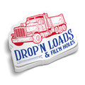 Dropin' Loads Hard Hat Decal