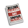 Unpaid Wages Hard Hat Decal