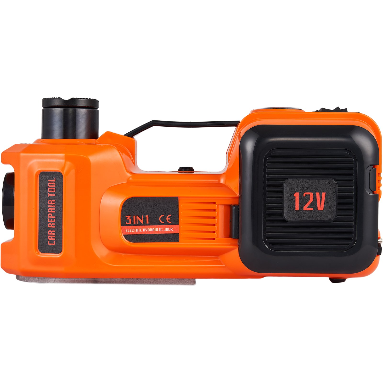 12 in 1 Electric 5 Ton Hydraulic Car Jack and Air Pump with Electric Impact Wrench