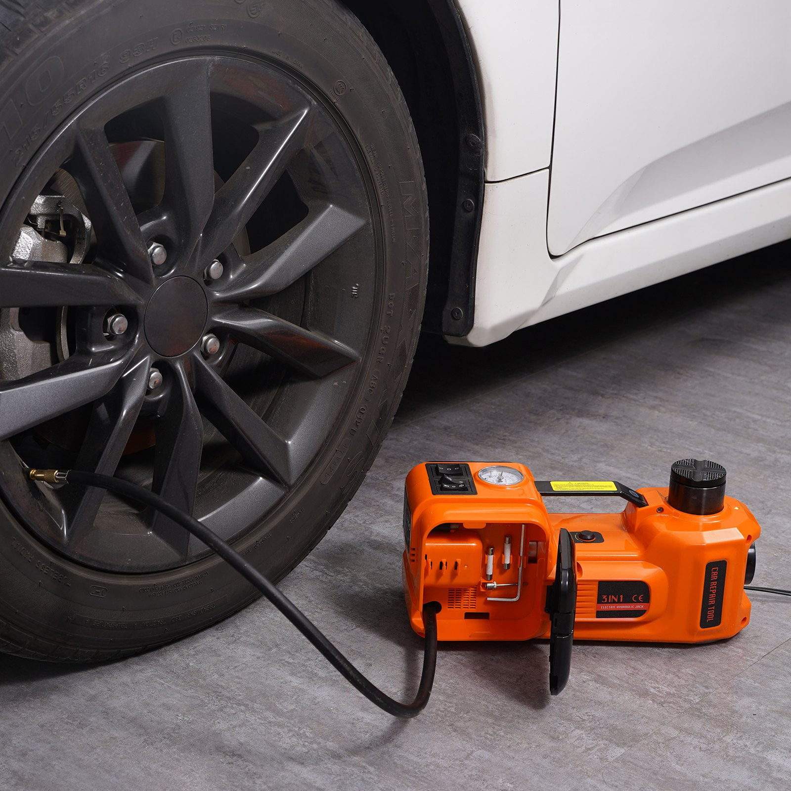 10 in 1 Electric 5 Ton Hydraulic Car Jack and Air Pump