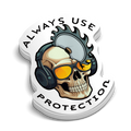 Protection  -  Hard Hat Decal