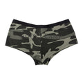 Black Camo "Booty Camp" Booty Shorts – Women's Camouflage Lounge Shorts