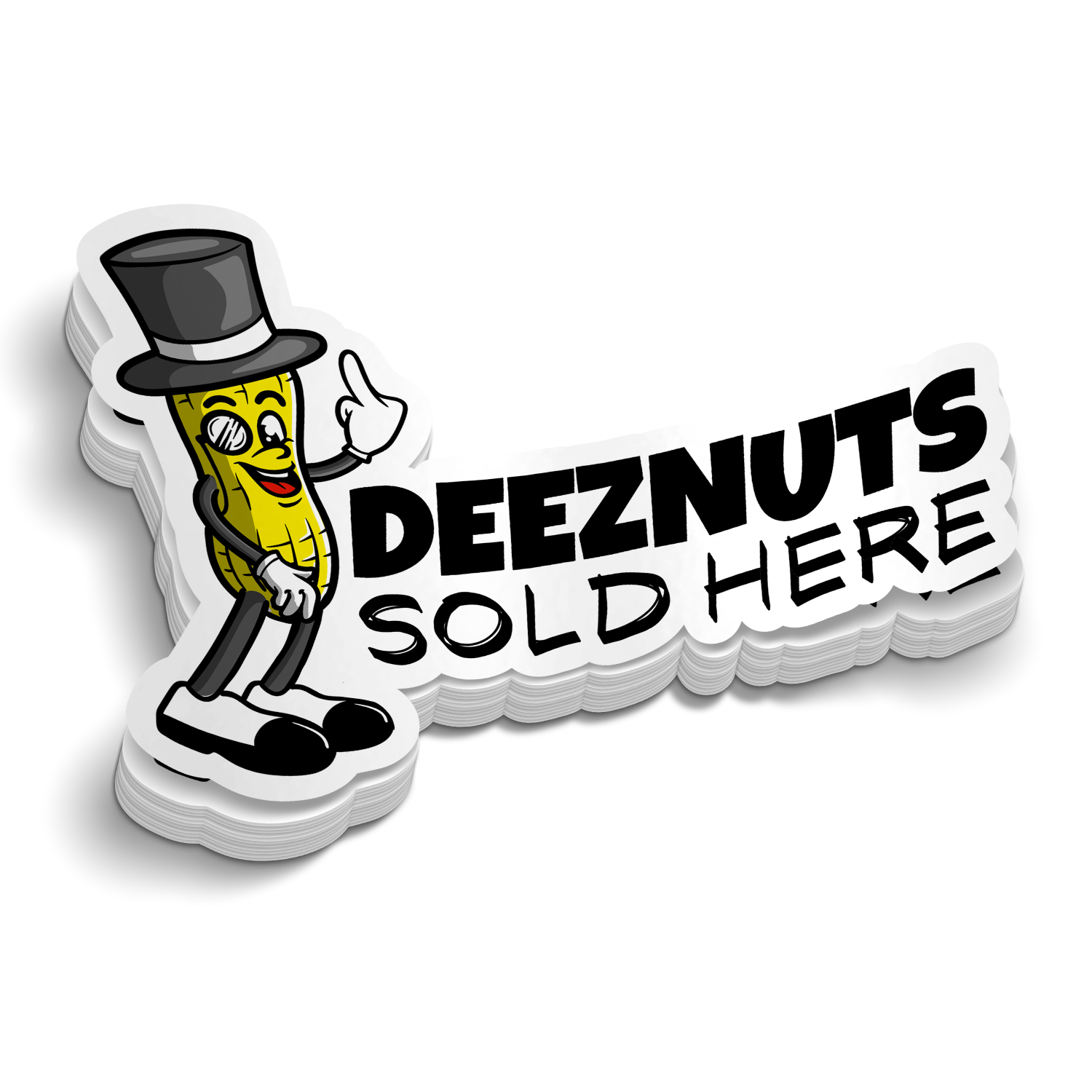 DeezNuts Sold Here - Hard Hat Decal