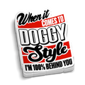 Behind You - Hard Hat Decal