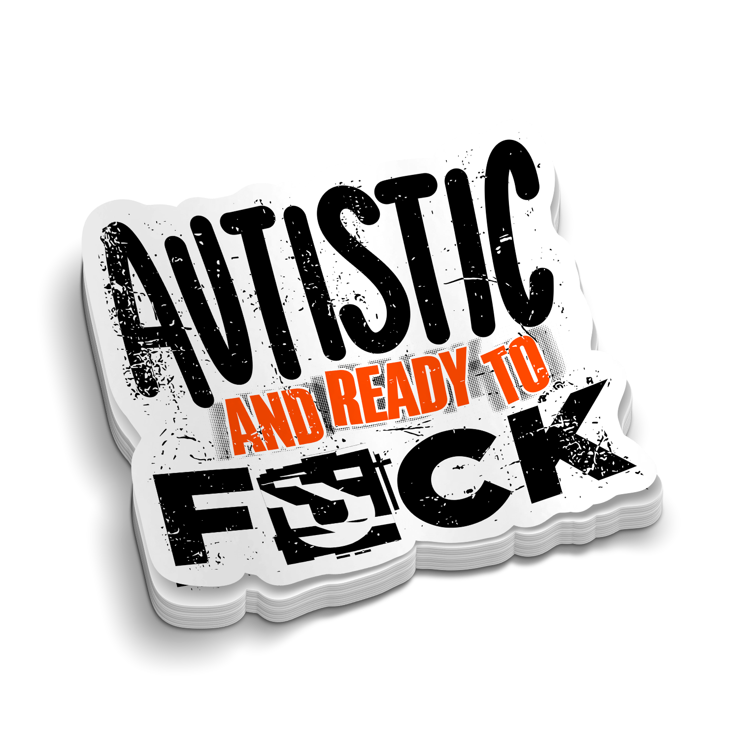 Autistic and Ready -  Hard Hat Decal