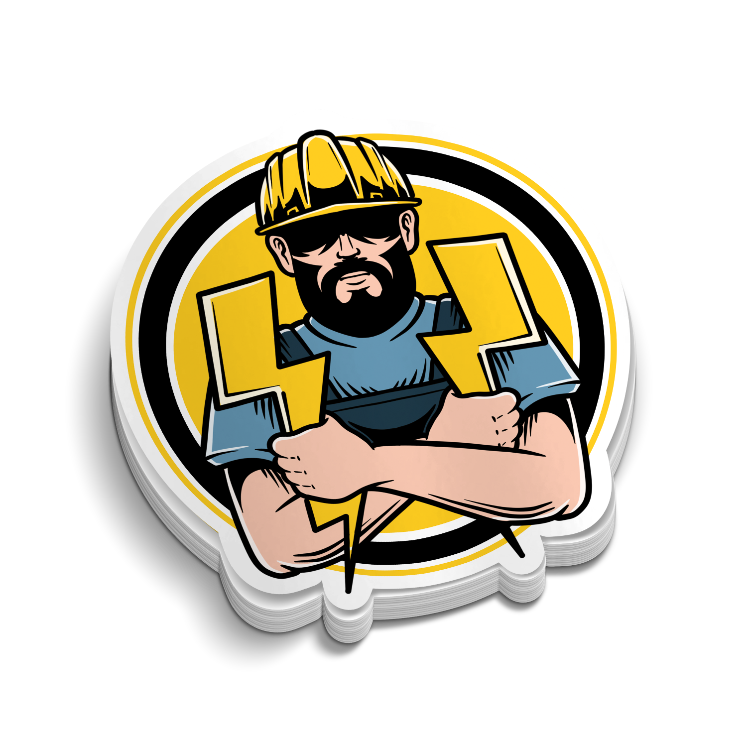 Bolt -  Hard Hat Decal