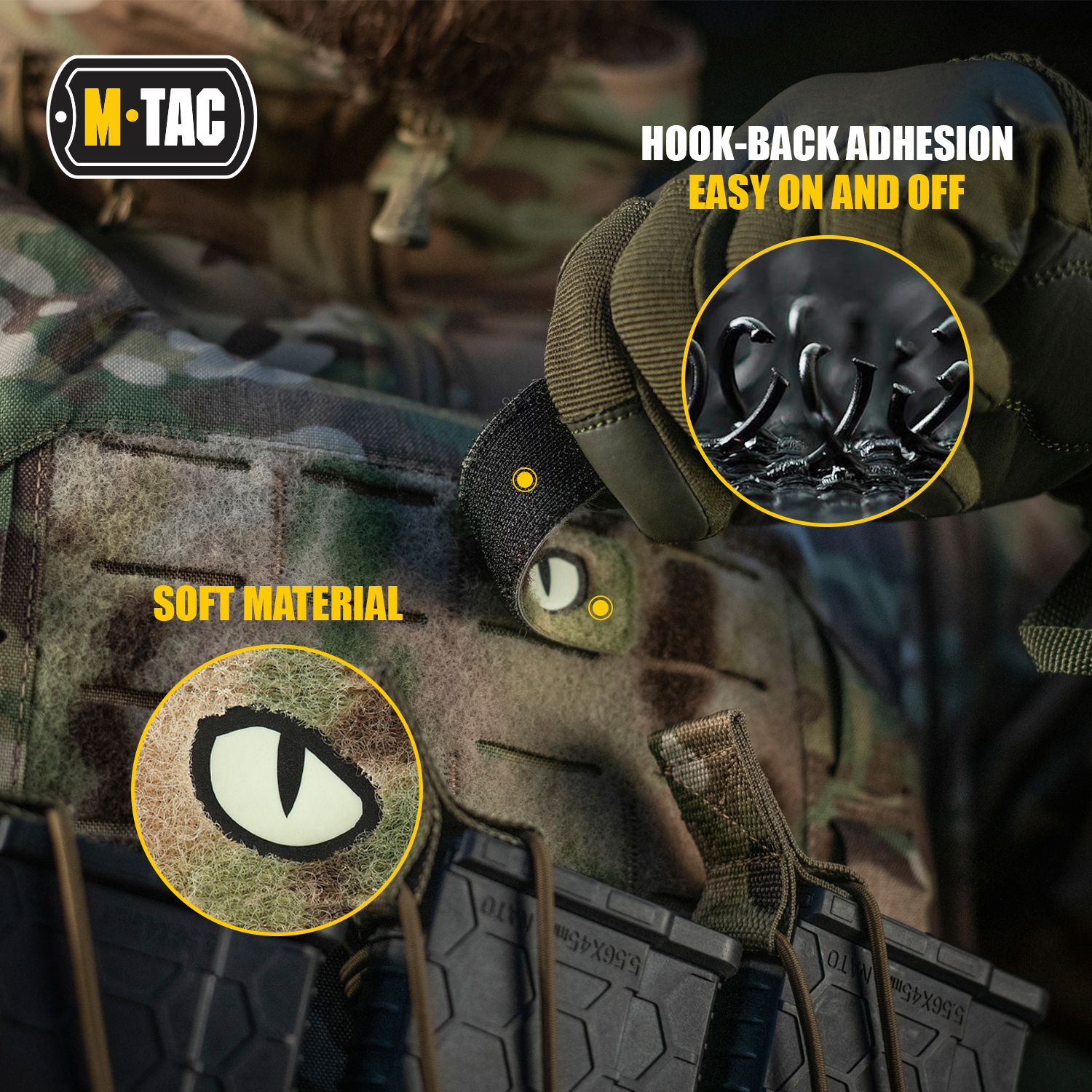 M-Tac patch Cat Eyes (Type 2) Laser Cut