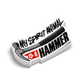 Spirit Hammer - Hard Hat Decal