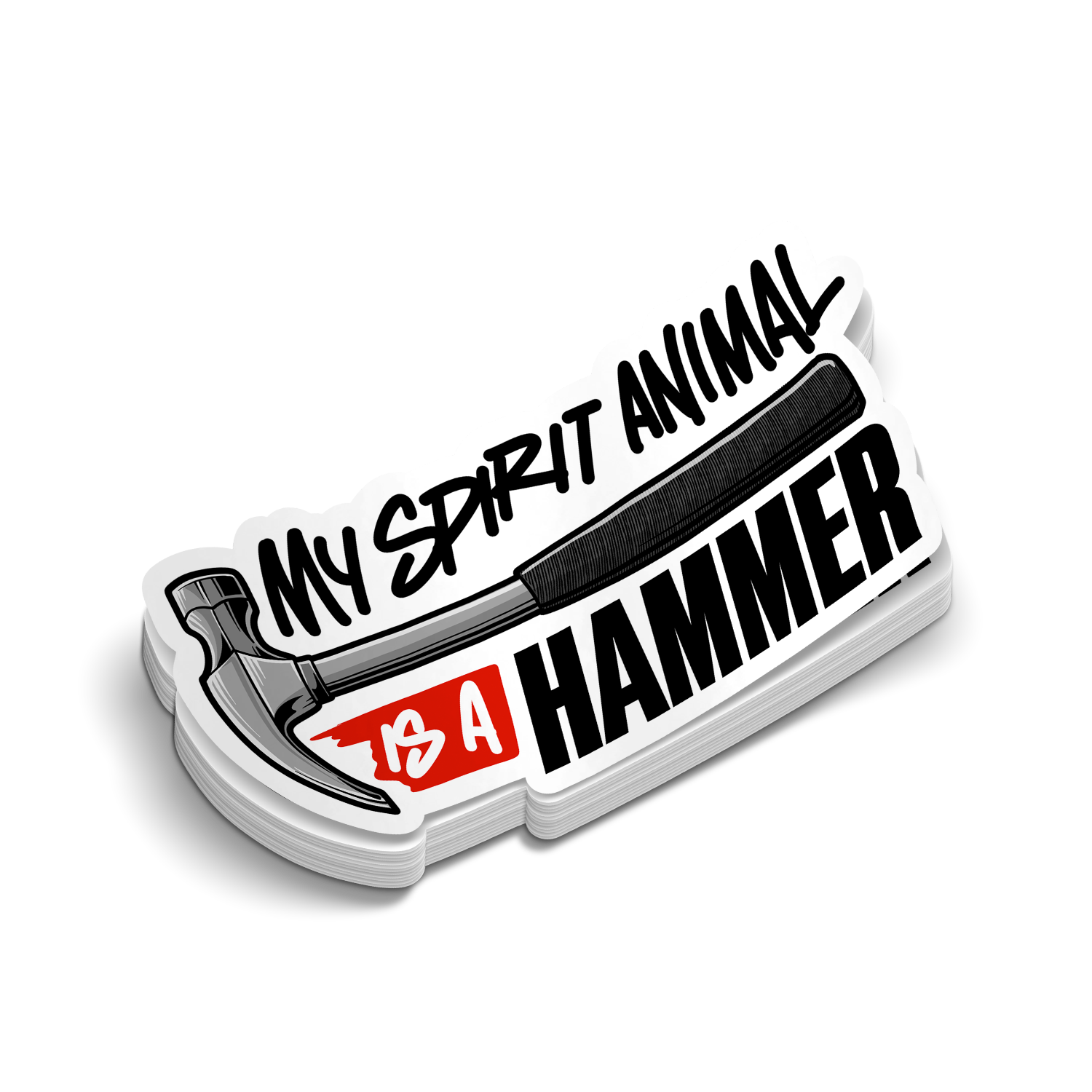 Spirit Hammer - Hard Hat Decal