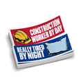 Construction Worker By Day - Hard Hat Decal