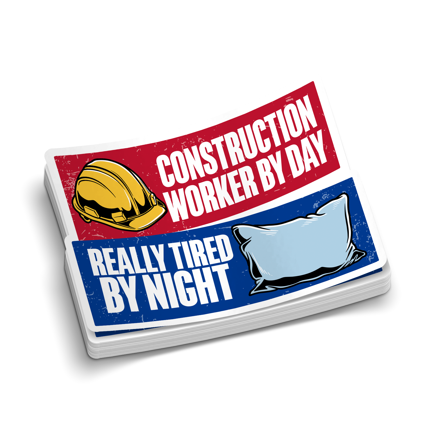 Construction Worker By Day - Hard Hat Decal