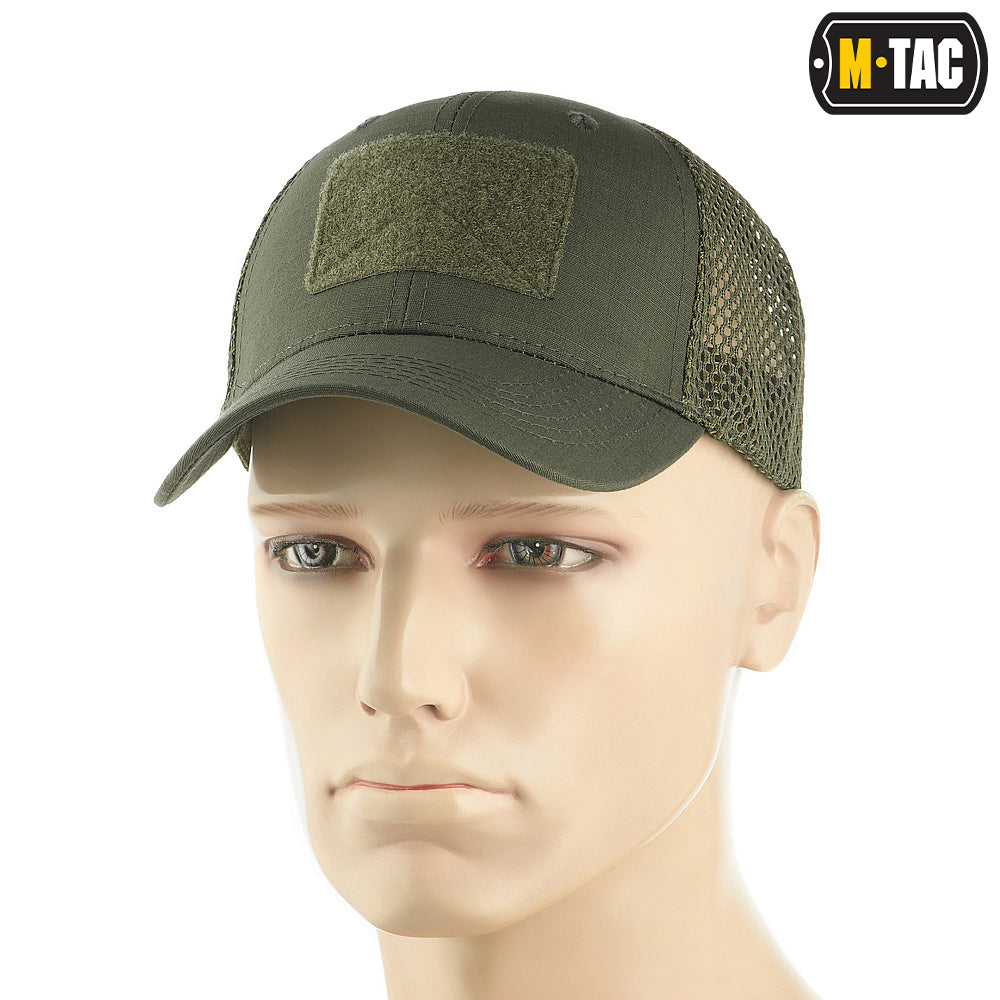 M‑Tac Baseball Cap Mesh Flex Ripstop with Loop Panel