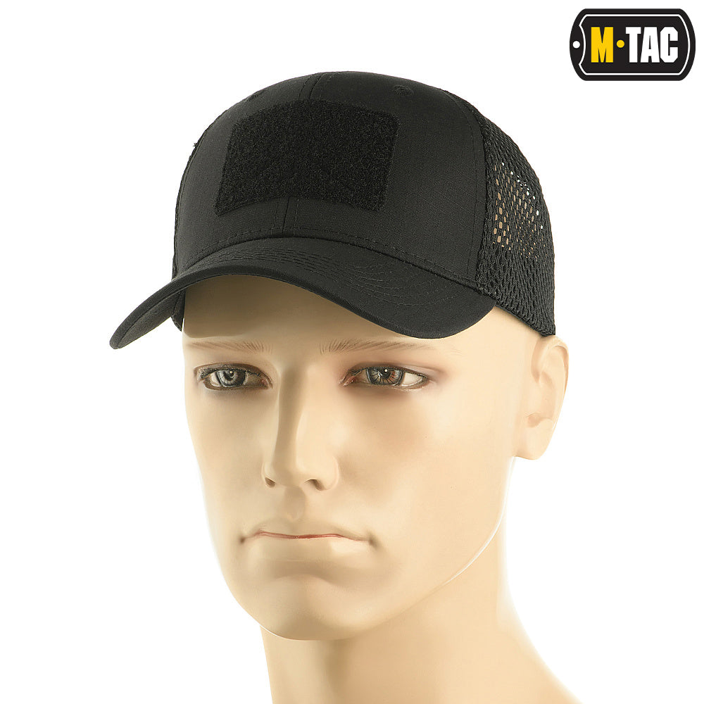 M‑Tac Baseball Cap Mesh Flex Ripstop with Loop Panel