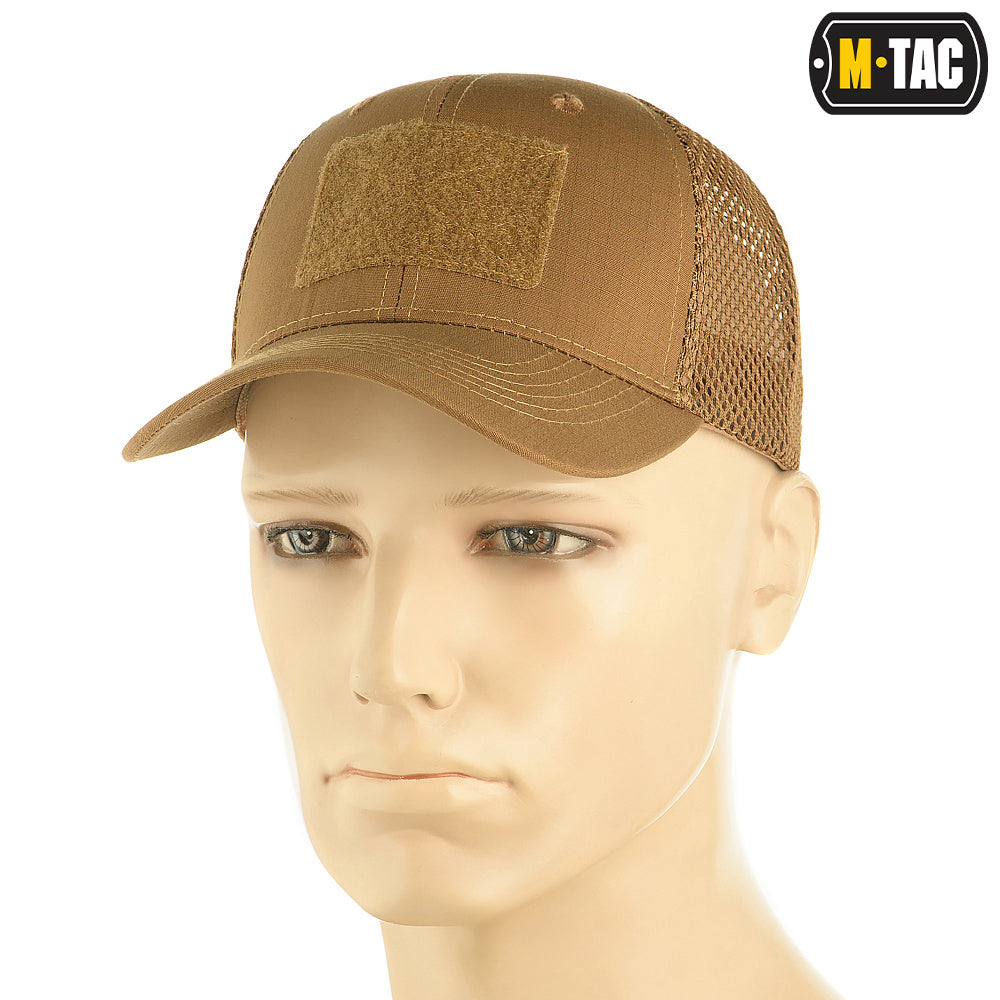 M‑Tac Baseball Cap Mesh Flex Ripstop with Loop Panel