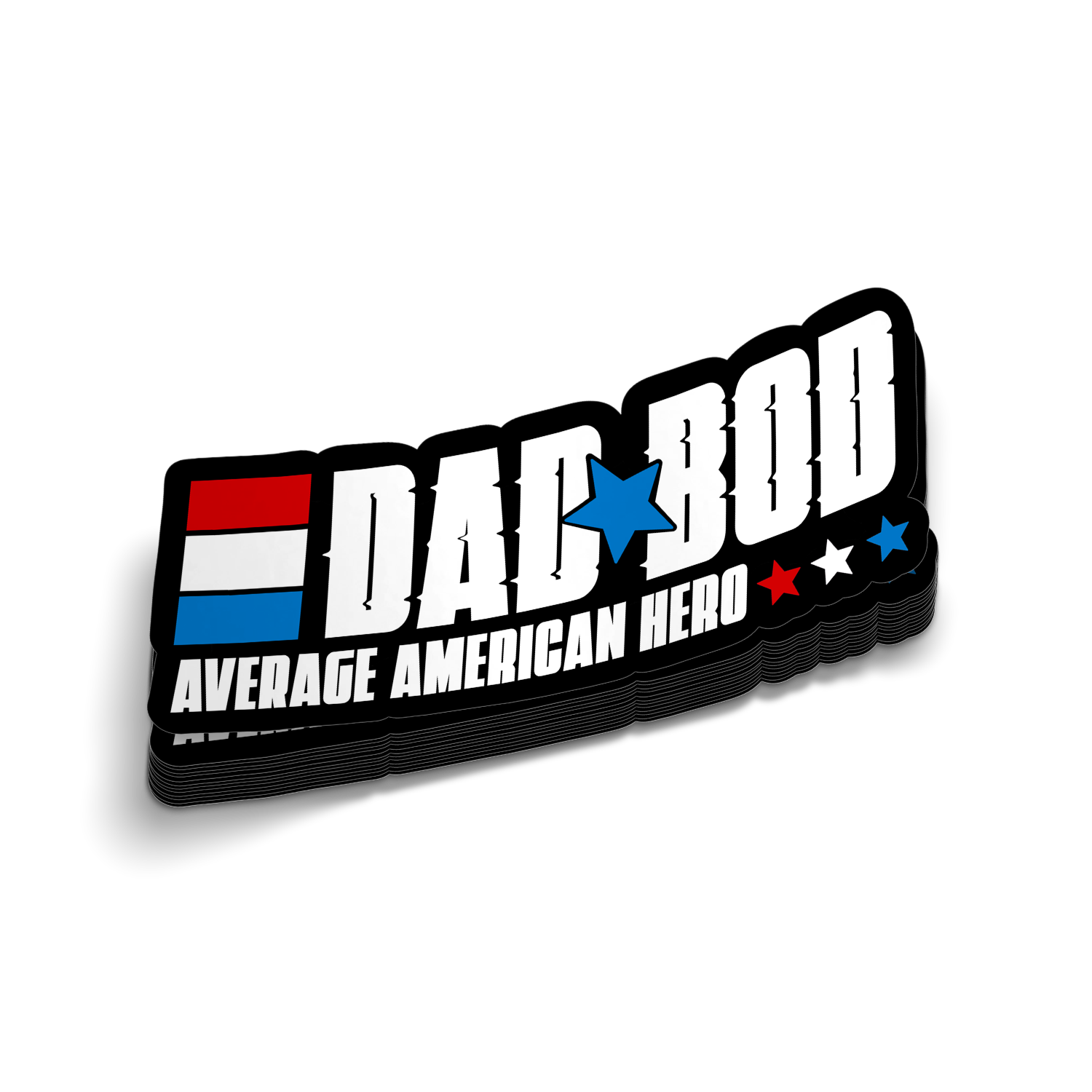 Dad Bod - Hard Hat Decal