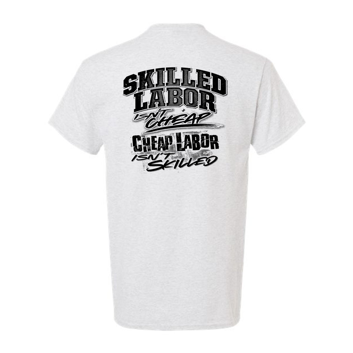 Skilled Labor - Safety Yellow T-Shirt