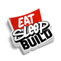 Eat Sleep Build - Hard Hat Decal
