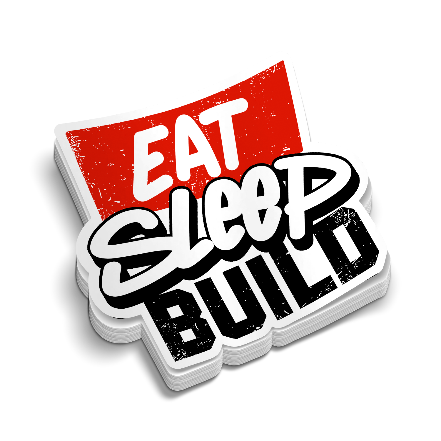 Eat Sleep Build - Hard Hat Decal