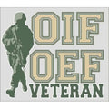 Veteran Decal - 4.5" x 3.8" - OIF/OEF Veteran