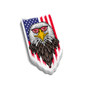 Patriotic Eagle - Hard Hat Decal