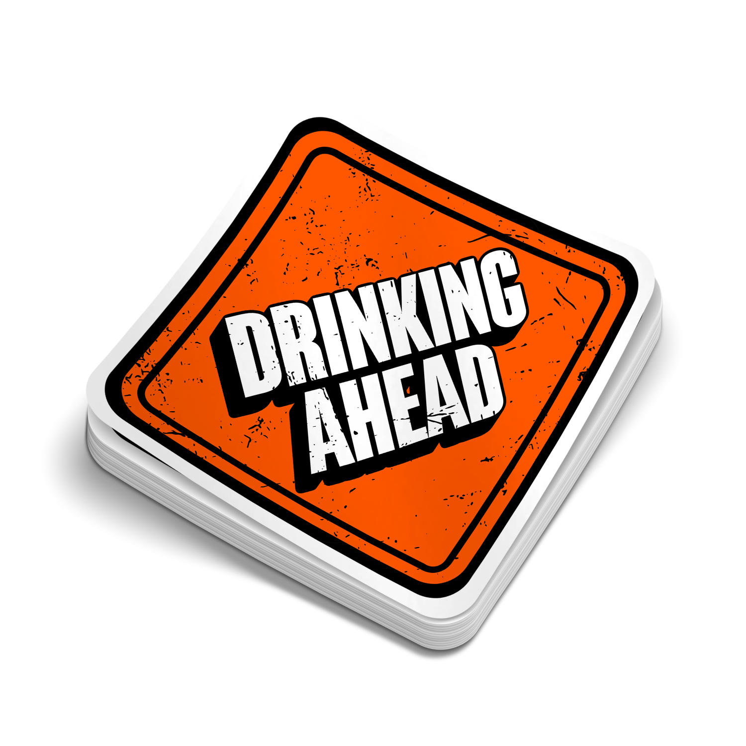 Drinking Ahead - Hard Hat Decal