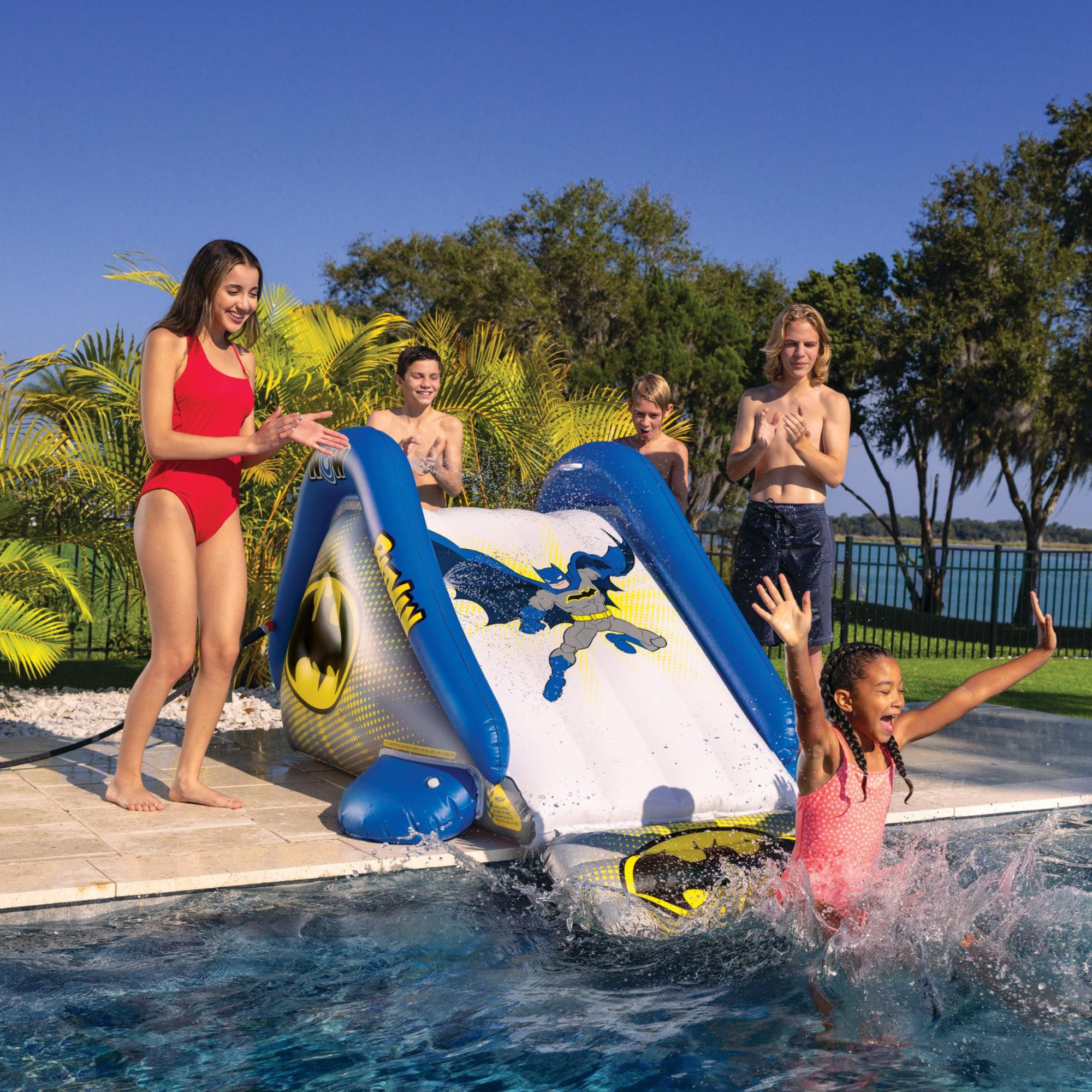 WOW Sports DC Comics Batman Large Inflatable Pool Slide