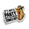 Not Party Weiner - Hard Hat Decal