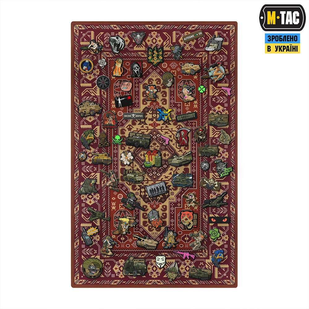 M-Tac Patch Panel Rug Full Color (33.3" × 53.1")