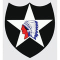 U.S. Army Decal - 3.2" x 3.6" - 2nd Infantry Div
