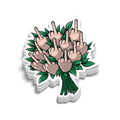 Bouquet - Hard Hat Decal
