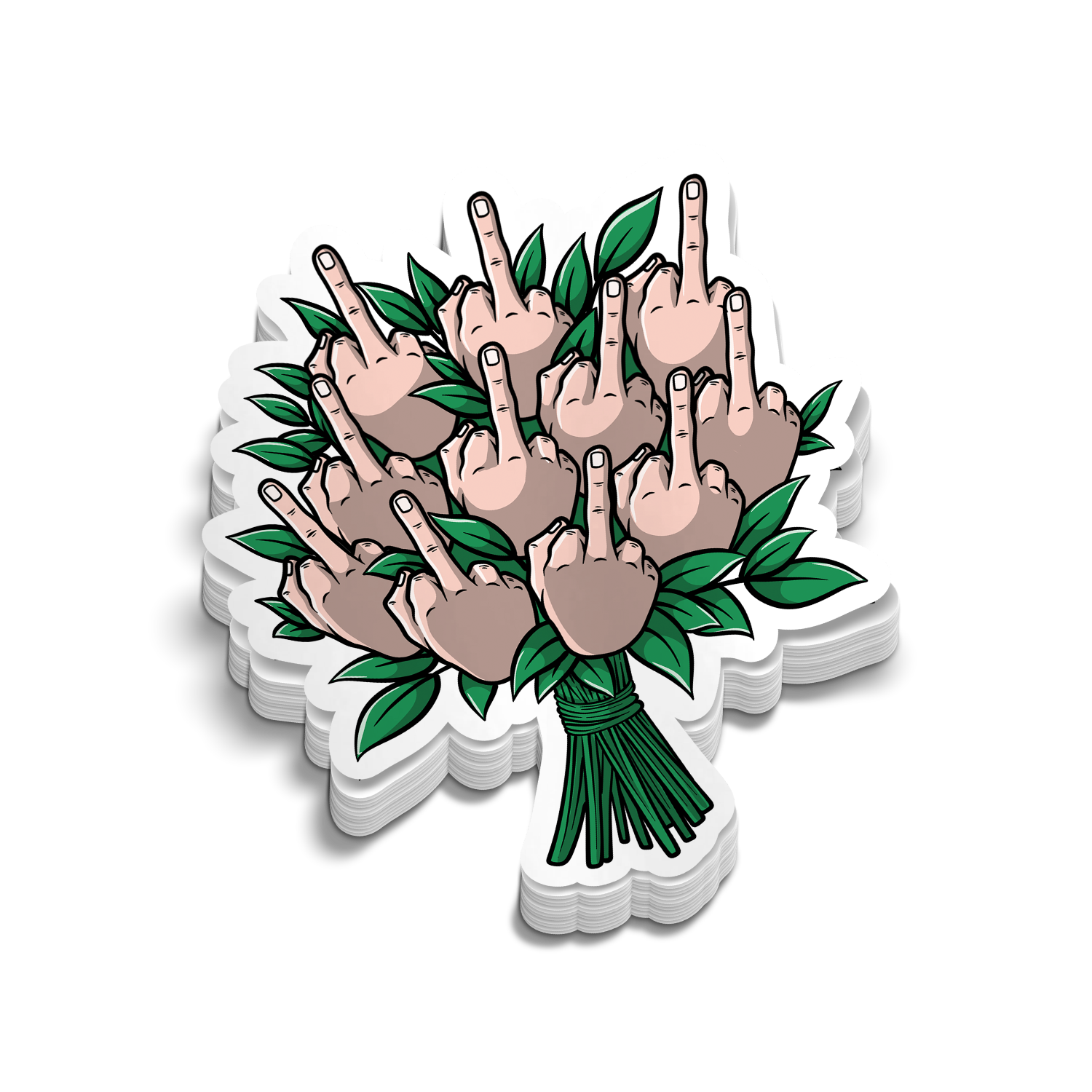 Bouquet - Hard Hat Decal