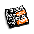 Funeral Lighter - Hard Hat Decal