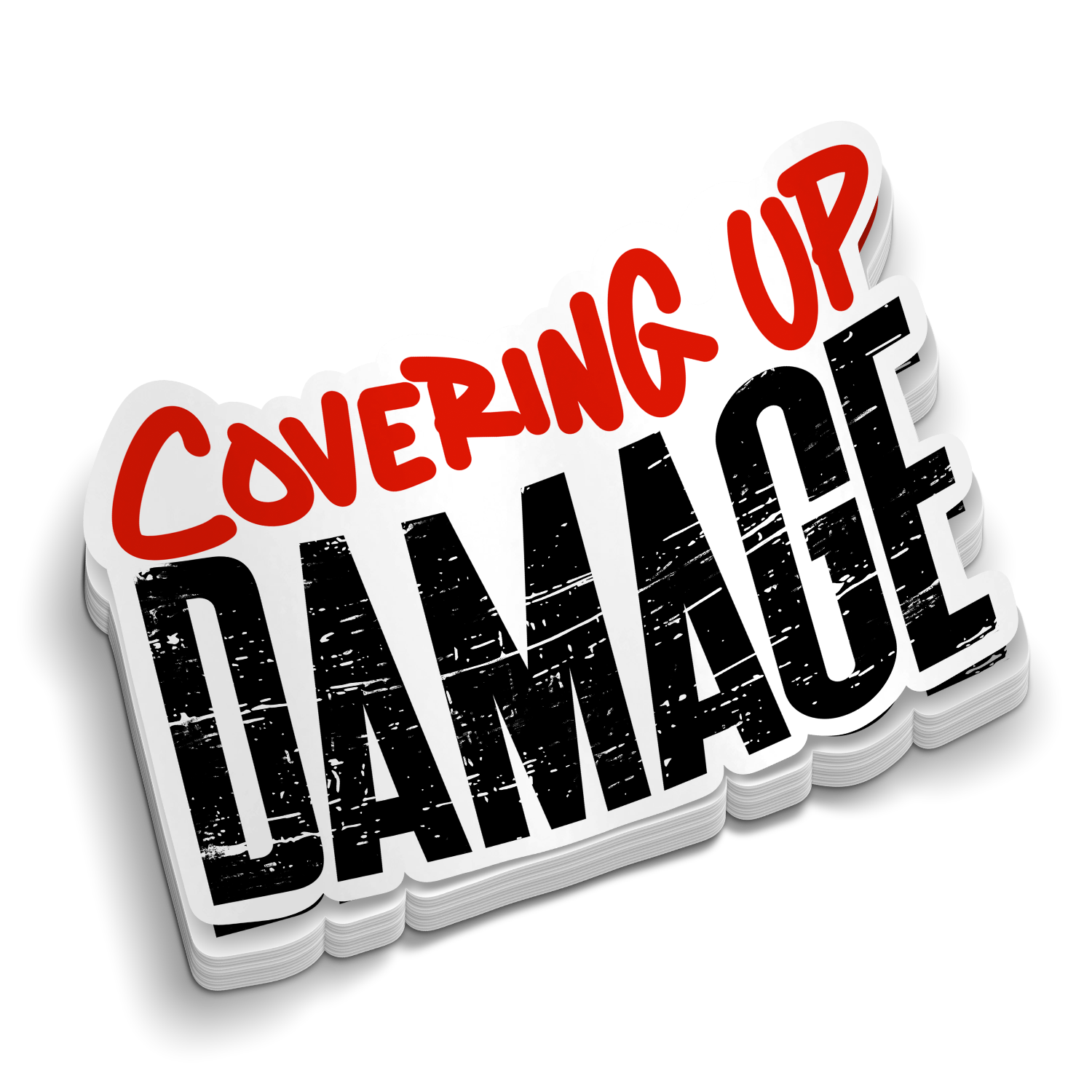 Covering Up Damage - Hard Hat Decal