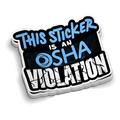 Osha Violation Sticker - Hard Hat Decal