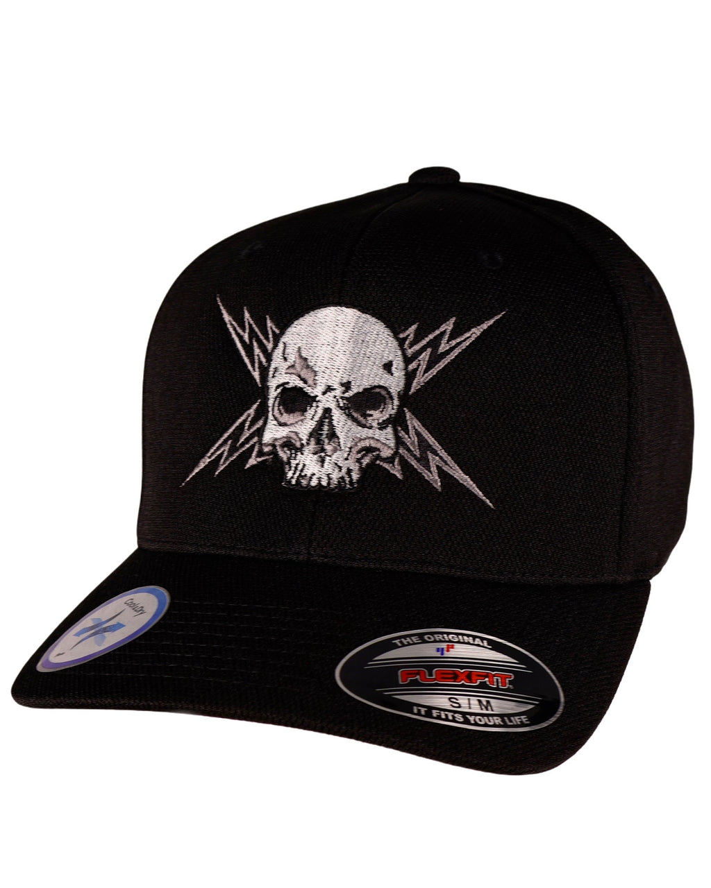 Flexfit "Never Fade" Silver Bolt Electric Head Fitted Cap