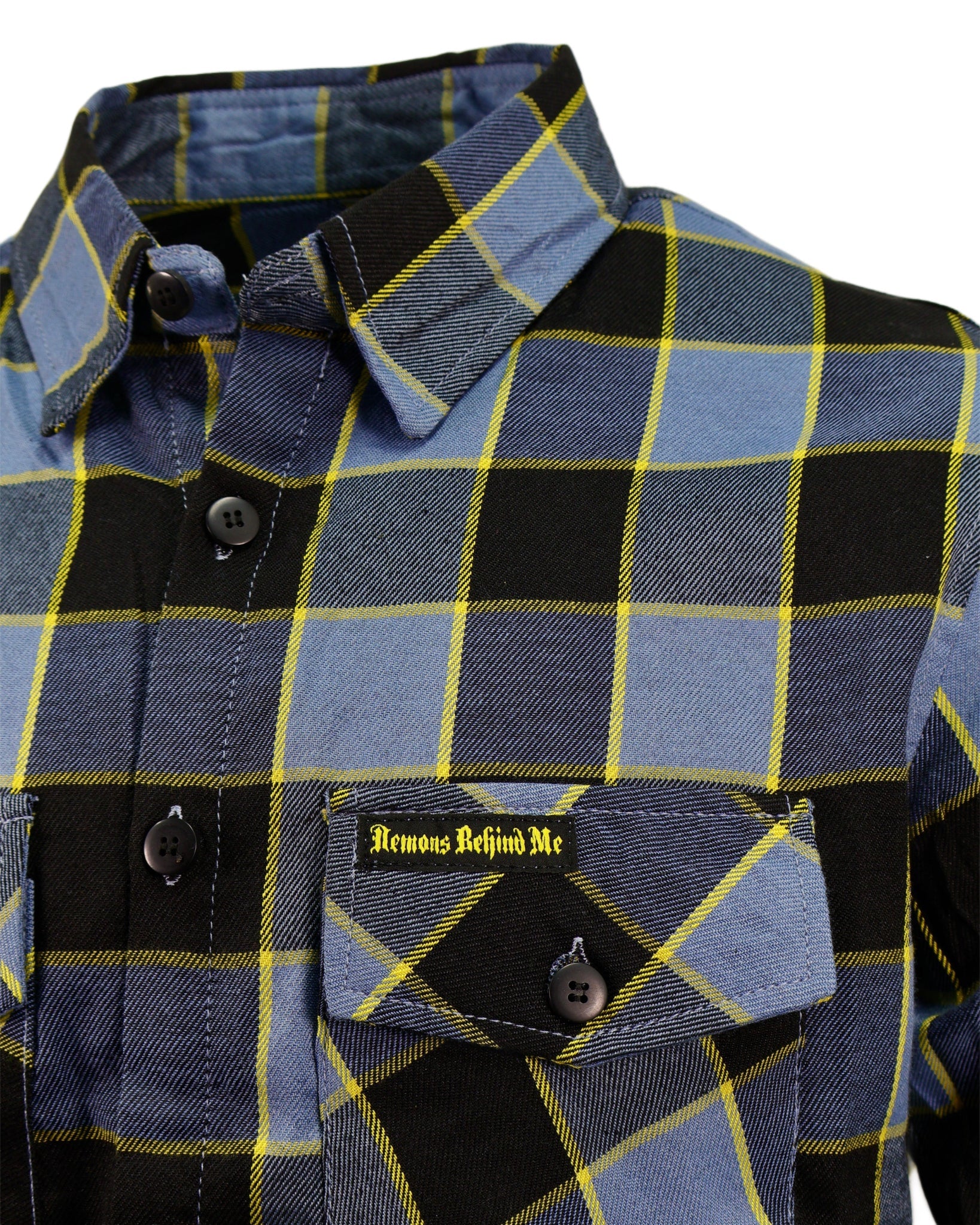 NEW! The "Poseidon" Flannel (Hidden Snap Collars)