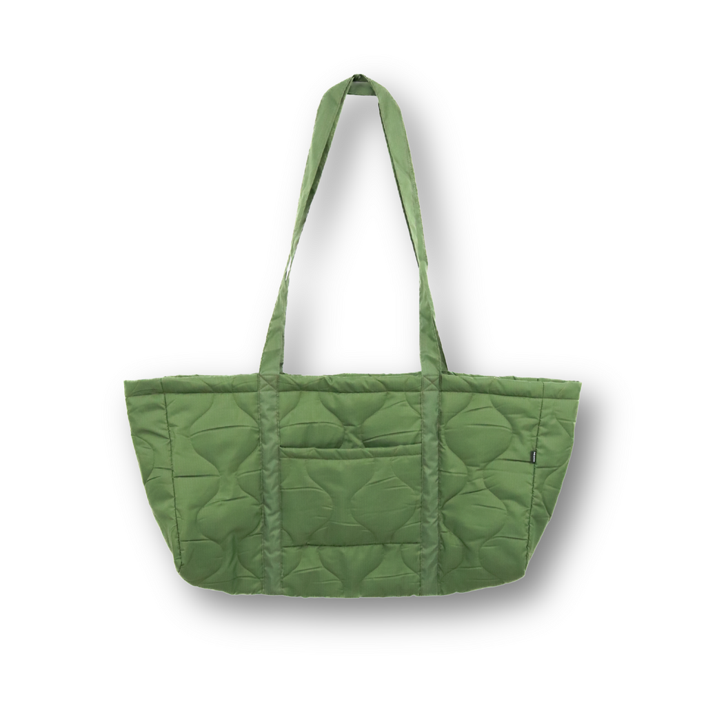 Quilted Shoulder Tote Bag - Made in the USA