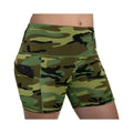 Rothco | Women's Woodland Camo Workout Performance Legging Shorts