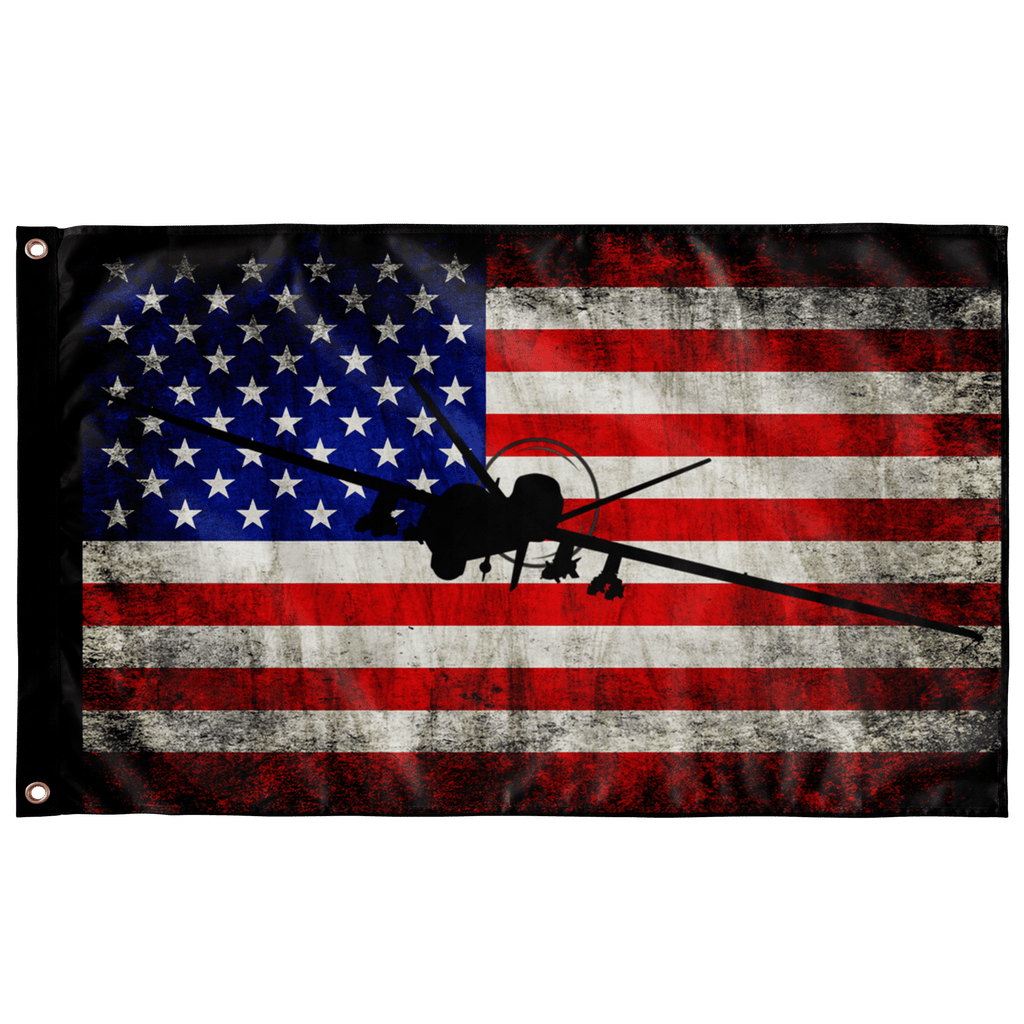 MQ-9 Reaper Wall Flag -  3x5 feet
