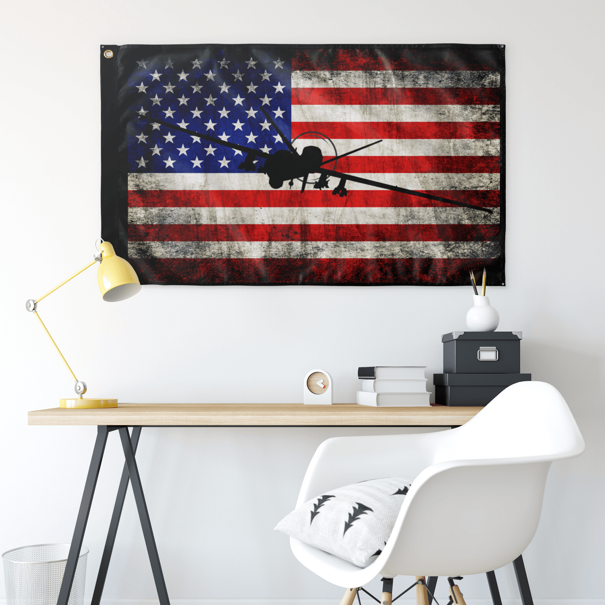 MQ-9 Reaper Wall Flag -  3x5 feet