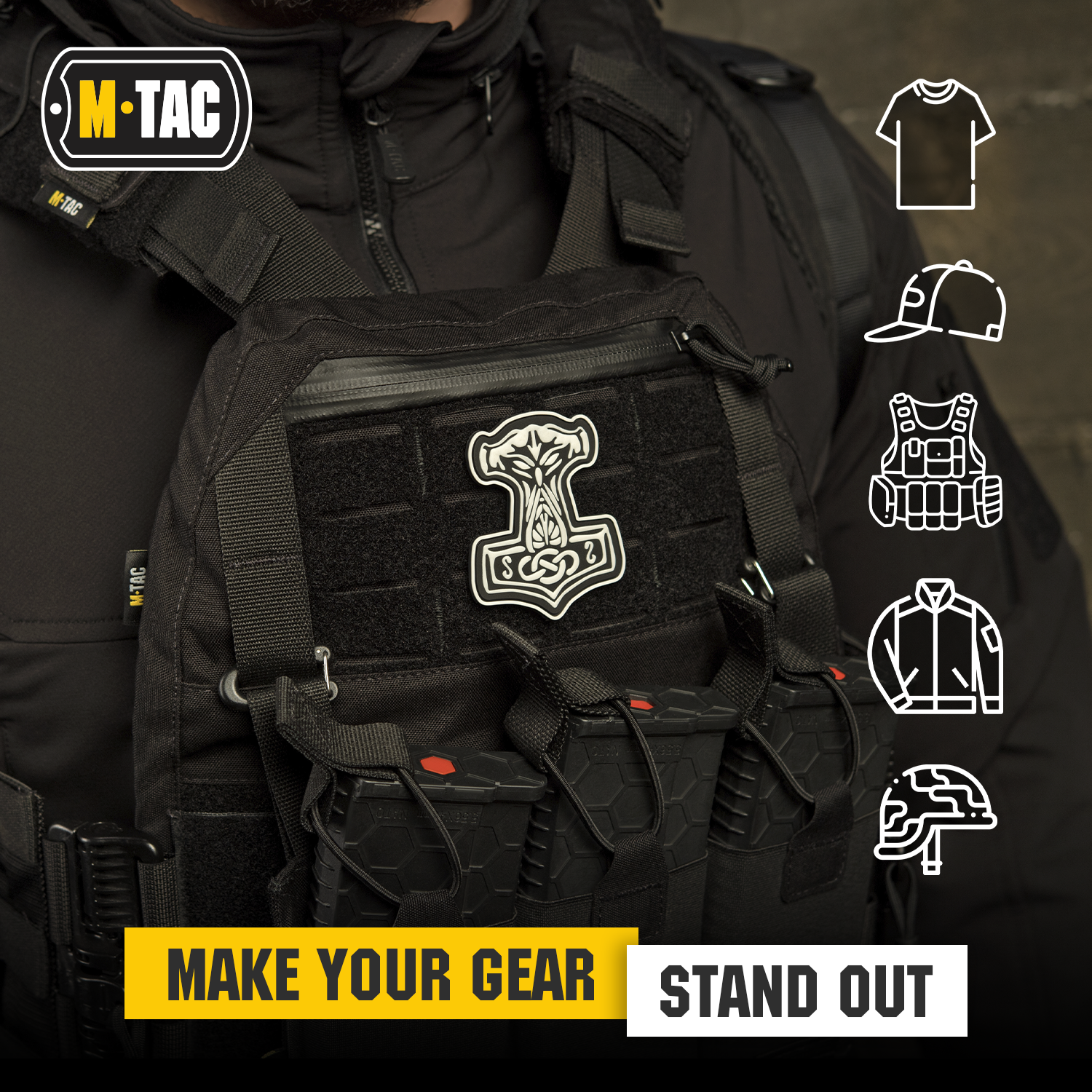 M-Tac patch Mjolnir PVC